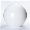 ORION LIGHTSTYLE Sfera di Vetro Opale Bianco Lucido Con Foro, Paralume, Diametro 250 mm, Foro 100 mm