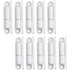 SOTECH 10 pezzi Cerniere per porte Cerniera a vite 15 x 83 mm Cerniera di rinnovo per porte interne da avvitare (acciaio bianco)