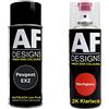 Alex Flittner Designs Bomboletta spray compatibile con Peugeot EXZ Negro Caldera Perl Smalto trasparente 2K bomboletta spray 400ml