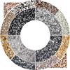 Befaline © BEFA-78 - Set di tappeti in pietra fino a 2,5 m², 25 kg di ghiaia di marmo, blu ghiaccio + 1,5 kg, rivestimento per pavimenti in resina epossidica per pietra naturale, cemento, ecc