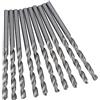 AB Tools Punte da trapano da 3,2 mm, HSS-G, metriche, per metallo, ferro, legno, plastica, 10 pezzi