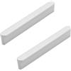 SZLXJMFL Maniglie per Mobile Bianco Moderne, 2 Pezzi Maniglie Armadio,Alluminio Solida | Finitura Anodizzato, Distanza fori:96-960 mm Maniglia per cassetto mobili, viti incluse-96mm/3.8in