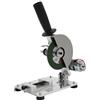 Kanbihao Mini sega elettrica da tavolo, manuale con 2 lame per sega, troncatrice (angolo regolabile 0-45°), sega circolare da tavolo, per legno, acciaio, alluminio, 110-220 V, 96 W