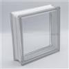 Fuchs Design Blocco di vetro basic full sight trasparente lucido 24x24x8 cm - 4 pezzi
