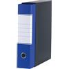 Generico OP - Classificatore Raccoglitore 6 Pezzi Dorso 8 custodia protocollo con anelli e meccanismo a leva (Registratore Blu Scuro)