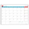 Agendepoint.it Planning mensile 2026-2027 spiralato 30x42cm A3 (bi-annuale) ROSSOBLU