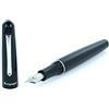 Montegrappa - Penna Collezione Elmo 01, Tipologia Stilografica - Broad - Nero