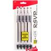 Pentel r.s.v.p. Ballpoint Pen, fine Line, Black Ink, 5 Pack (BK90BP5 A)...
