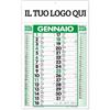 G.S.T. Design DA 10 A 500 CALENDARI OLANDESI 2026 PERSONALIZZATI con il tuo logo, la tua grafica (VERDE)