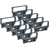 vhbw 10x nastro inchiostrato compatibile con Star MP216, MP200P, SCP700, RC200B, MP200, SP2000, SP200 stampante ad aghi - nero