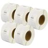 Printing Saver 5 Rotoli 11353 S0722530 12mm x 24mm Etichette compatibili per Dymo LabelWriter 4XL 450 400 330 320 310 Twin Turbo Duo SLP 450 430 420 400 240 220 200 120 100 Pro Plus (1000 Etichette per Rotolo)