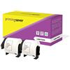 Printing Saver 2x DK-11202 Rotolo Etichette Bianche Compatibili con le Stampanti Brother P-Touch QL-1050 1060N 1100 1110NWB 500 560 580N 650TD 710W 720NW 810W 820NWB (62 mm x 100 mm)