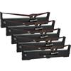 vhbw 5x nastro inchiostrato compatibile con Epson LQ890, LQ590, FX-590, FX590, FX-890, LQ-590, FX890 stampante ad aghi - lilla