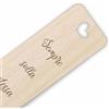 Generico Segnalibro personalizzato in legno inciso a laser personalizzabile per libro | Idea Regalo per papà mamma insegnanti maestre studenti chi ama leggere (Cuoricino)
