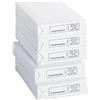 SCHÄFER SHOP Carta per fotocopiatrici A4 - 80 g/m² - Carta per stampante laser - 2500 fogli, 5 confezioni da 500 fogli, bianco