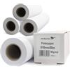 Netuno 4 rotoli carta plotter bianca 297 mm x 50 m 90 g/m² anima 50 mm carta per plotter professionale formato grande opaca multifunzionale per stampe CAD mappe prospetti disegno stampa inkjet