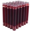 erofa Jinhao Set di 30 cartucce d'inchiostro per penna stilografica, di vari colori Rosso