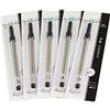 Gullor 10 pc in serie Black Ink Spiral 0,5 millimetri Refill fit a Jinhao, Gullor Roller