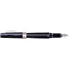 Visconti Mirage - Penna stilografica con punta fine in acciaio, colore: Blu notte