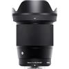 Sigma - Obiettivo 16mm-F/1.4 (C) AF DC DN,att. Canon EF-M X Mirrorless