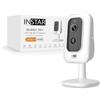 INSTAR IN-8401 2K+ Bianco - LAN/WiFi telecamera di sorveglianza con IA (AI) - Telecamera IP - WPA3-2,4 e 5Ghz WiFi - PIR - Audio - Visione notturna - LED invisibili 940nm - HomeKit HKSV - MQTT