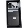 FEICHAO Custodia per cellulare Fisheye Macro Teleobiettivo Triple Lens Custodia compatibile con iPhone 16 Pro/16 Pro Max (compatibile con 16 Pro)