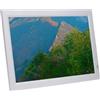 YPAPBHT Cornice for foto digitali con schermo LED da 22 pollici/24 pollici, lettore video ad alta definizione, riproduzione ciclica automatica di foto e video.(White,22-inch)