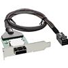 InLine® SAS HD LP PCI - Teglia con cavo SFF-8088 su Int. SFF-8643, 0,75 m