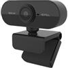 TIEOAXFT Webcam USB con microfono integrato, telecamera di rete HD 1080P for videoconferenze e riunioni online su laptop desktop