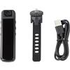 Helilyco Fotocamera per il corpo con obiettivo girevole a 180°, videoregistratore HD 1080P per audio e data e ora, ricarica di tipo C, batteria da 1000 mAh, per modello CS05