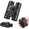 DITESABE Binocolo professionale 100X22 30000M ad alta potenza HD portatile caccia telescopio ottico BAK4 per le gare, bird watching, sport all'aria aperta e spettacoli, nero