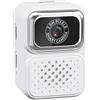 JINSHANGZI S130 Thumb Keychain Camera with 0.96inch Mini Action Camera Retro Support Memory Card 480P Very Small Camcorder Video Recorder (White)