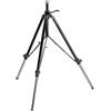 Manfrotto 117B Treppiede con Stabilizzatore Intermedio e Cremagliera Autobloccante per Video, Sezioni 2 a Tubo Singolo, in Alluminio, Nero