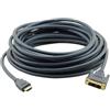 Kramer Electronics C−HM/DM 10.7m DVI-D HDMI Nero