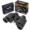 Levenhuk New Atom 7x35 — Binocolo per Adulti Proffesionale, Potente con Prismi BaK4 e Lente FMC, A Lunga Distanza per Birdwatching Escursionismo e Caccia, Impermeabile