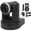 Cuifati Piccola Webcam PTZ, Telecamera PTZ con Zoom Ottico 10X, di Telecamere per Videoconferenza HD 1080P, Uscita IP HDMI SDI, Webcam per lo Streaming Live di Lezioni Online