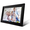 LLAETF Cornici digitali 10,1 pollici 16 GB Smart Electronics Photo Frame Controllo APP Invia foto Push Video Touch Screen 800x1280 IPS LCD Panel Cornici elettroniche (nero 10,1 pollici)