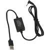 Yunseity Convertitore Usb 5v a Dc 8v 1,2 M, Cavo di Alimentazione del Convertitore di Tensione Step-up, per Batteria Fittizia della Fotocamera, Altoparlante per Lampada Scrivania (DC3011)