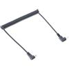 Snorvixre Cavo di sincronizzazione per fotocamera con lunghezza regolabile PC su 2 5 Mm Design compatto a molla Durata alloggiamento in PVC accessori cavo di sincronizzazione avvolto a molla