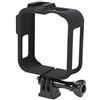 Sxhlseller Accessorio per Custodia per Telaio Protettivo per Action Cam Accessori per Montaggio a Gabbia a Conchiglia per Leggero e Portatile Nero per Viaggi Selfie in Bicicletta