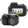 PUSOKEI Piccola Action Camera, Fotocamera Tascabile da Pollice 1080P con Cordino, Schermo a Colori, Design Elegante e Portatile, Fotocamera per Video Vlogging Indossabile per Vlog