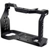 DGERFDJO Compatibile con fotocamere DSLR e Mirrorless, stabilizzatore a gabbia completa con fori da 1/4 e 3/8, slitta fredda ARRI(For Sony Alpha A7C)
