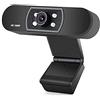UOHUFIDABFD 2 Megapixel HD 1080P Video Conference Clip Computer Built-in Microphone Manual Focus with 4 White Lights Video Network Camera Suitable for Home Computer equipmen