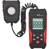 AMRTTWY Misuratore di luce, Misuratore Di Luce Digitale Illuminamento Lux Record LCD 0.200.000 Intervallo Misurazione Tester Sensore Flessibile TA630A/TA630B(TA630B)