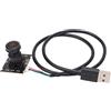 Akozon Fotocamera USB, modulo nero smoother schermo immagine buona compatibilità E per computer -Webcam Board 0.3MP ER singolo computer ad alta larghezza di banda con ampio campo visivo