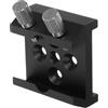 HOMSFOU Base Coda in Lega Alluminio con Filettatura e Scanalatura per Montaggio Telescopio Stabile Leggera e Compatibile con Vari Modelli per Osservazione Astronomica e Astrofotografia