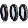 SVBONY Filtro telescopico SV227, 5 nm, 3,2 cm, set di filtri SHO SII H-Alpha OIII a banda stretta per fotografia astronomica CCD per astrofotografia Deep Sky