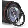PTATT Filtro for fotocamera Caleidoscopio effetti speciali accessori fotografici Prisma for lenti SLR (Color : Two Half, Size : Add 67mm Adapter)