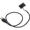 Wakects Scheda Televisiva MANUALE USB, Web MANUALE MANUAL FLIP 64 ° FLOV, Supporto Multi - USB Cavo OTG per WinXP 7 8 10, IOS con Immagine HD Chiara, Angolo di Visualizzazione Ampia, Facile