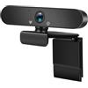TIEOAXFT Webcam HD 4K for PC 1080P 2K con microfono, messa a fuoco automatica, webcam for streaming live for videochiamate(4K)